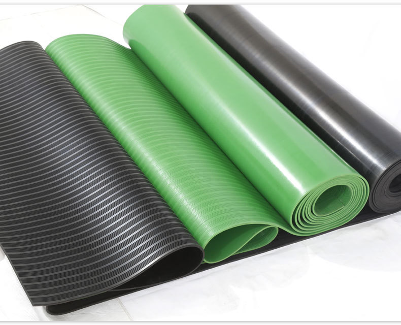 黑色防滑绝缘胶垫电厂配备的绝缘橡胶板一般规格尺寸