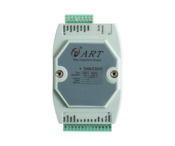 6路继电器输出/6路隔离数字量输入模块 DAM-E3024Y 阿尔泰